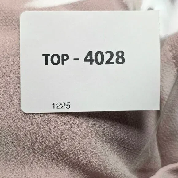 Maurices Womens Blush Lace Peplum Blouse L - Picture 7 of 7